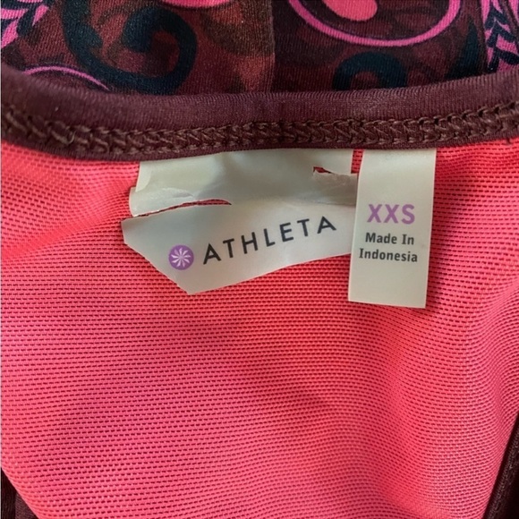 Athleta Paisley Tinker Tank With Built In Shelf Bra Size XXS - Picture 5 of 5